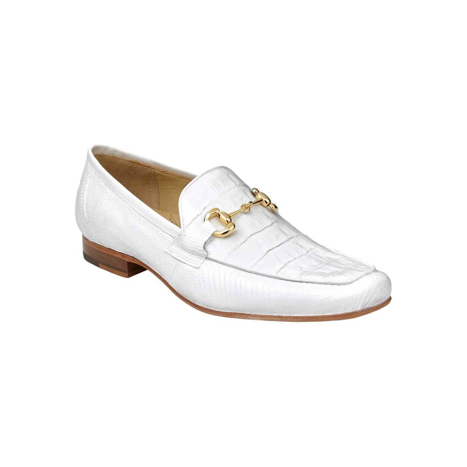 Belvedere Udine Shoes Genuine Caiman Crocodile and Lizard Loafer 1030 White