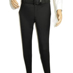 Men Suit BERLUSCONI Turkey Italian Wool 180's Double Breasted UGS94-08 Black