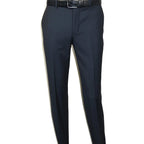 Men Suit BERLUSCONI Turkey Italian Wool 180's Double Breasted UGS94-09 Mid Blue