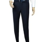 Men Suit BERLUSCONI Turkey Italian Wool 180's Double Breasted UGS94-12 Navy