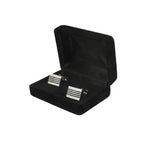 Men J.Valintin Cufflinks by Vitorofolo for French Cuff Shirt V29-35 White Silver