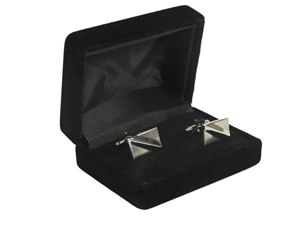 Men J.Valintin Cufflinks by Vitorofolo for French Cuff Shirt V29-41 Silver