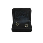 Men J.Valintin Cufflinks by Vitorofolo for French Cuff Shirt V35-24 Black Gold