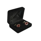 Men J.Valintin Cufflinks by Vitorofolo for French Cuff Shirt V35-25 Brown Stone