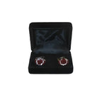 Men J.Valintin Cufflinks by Vitorofolo for French Cuff Shirt V35-25 Brown Stone