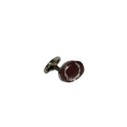 Men J.Valintin Cufflinks by Vitorofolo for French Cuff Shirt V35-25 Brown Stone