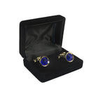 Men J.Valintin Cufflinks by Vitorofolo for French Cuff Shirt V35-26 Royal Blue