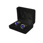 Men J.Valintin Cufflinks by Vitorofolo for French Cuff Shirt V35-26 Royal Blue