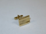 Men J.Valintin Cufflinks by Vitorofolo for French Cuff Shirt V35-28 Gold