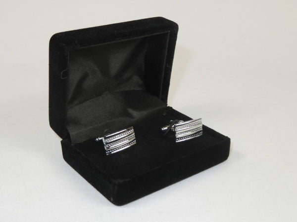 Men J.Valintin Cufflinks by Vitorofolo for French Cuff Shirt V35-29 Silver