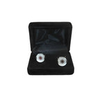 Men J.Valintin Cufflinks by Vitorofolo for French Cuff Shirt V35-31 White Gold