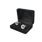 Men J.Valintin Cufflinks by Vitorofolo for French Cuff Shirt V35-31 White Gold