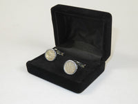 Men J.Valintin Cufflinks by Vitorofolo for French Cuff Shirt V35-33 Pearl