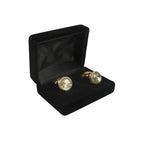 Men J.Valintin Cufflinks by Vitorofolo for French Cuff Shirt V35-35 Gold