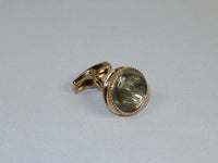 Men J.Valintin Cufflinks by Vitorofolo for French Cuff Shirt V35-35 Gold