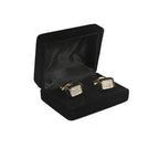 Men J.Valintin Cufflinks by Vitorofolo for French Cuff Shirt V39-59 Gold Diamond