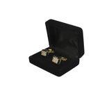 Men J.Valintin Cufflinks by Vitorofolo for French Cuff Shirt V39-59 Gold Diamond