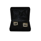Men J.Valintin Cufflinks by Vitorofolo for French Cuff Shirt V39-62 Gold Diamond