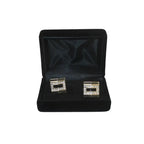 Men J.Valintin Cufflinks by Vitorofolo for French Cuff Shirt V39-62 Gold Diamond