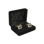 Men J.Valintin Cufflinks by Vitorofolo for French Cuff Shirt V39-62 Gold Diamond