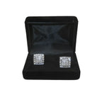 Men J.Valintin Cufflinks by Vitorofolo for French Cuff Shirt V39-68 Silver