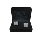 Men J.Valintin Cufflinks by Vitorofolo for French Cuff Shirt V39-70 Silver