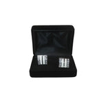 Men J.Valintin Cufflinks Vitorofolo for French Cuff Shirt V39-71 Silver Diamond