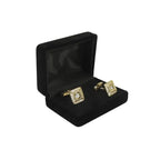 Men J.Valintin Cufflinks by Vitorofolo for French Cuff Shirt V39-63 Gold Diamond