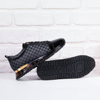 Vinci The Monte Carlo Black Checkered Men Sneaker Limited Edition