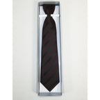 Men's Vito Rofolo From Italy Tie Hankie Set Gift Boxed 100% Silk VR-25 Black Red