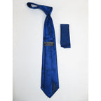 Men's Vito Rofolo From Italy Tie Hankie Gift Boxed 100% Silk VR-29 Royal Paisley