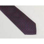 Mens Narrow Tie/Hankie Set Woven Vito Rofolo by J.Valintin VTR-119 Pink Dots
