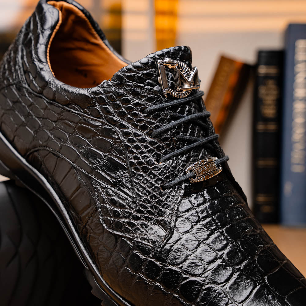 Vulcan genuine alligator sneakers Black