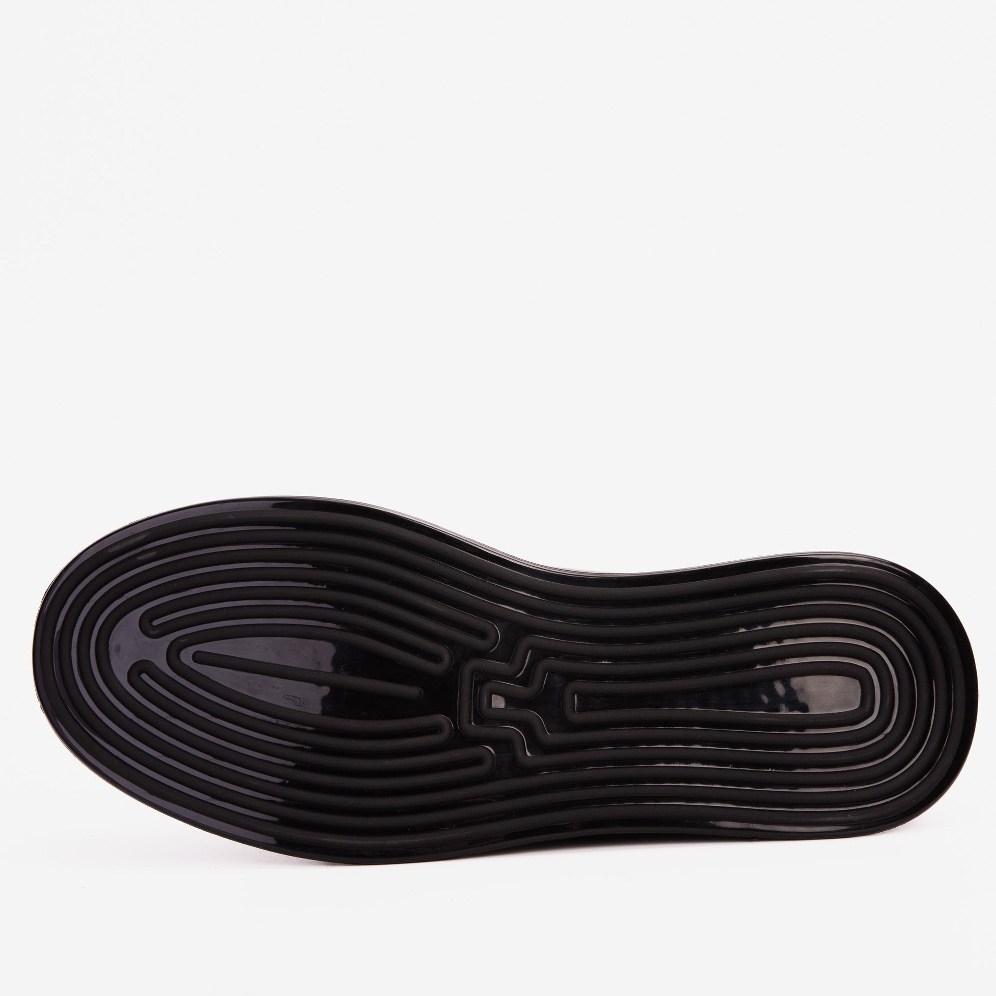 The Peklin Patent Black Leather Men Sneaker