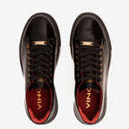 The Peklin Patent Black Leather Men Sneaker