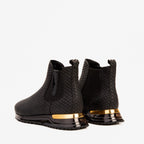 Vinci The Panther Black Leather Men Chelsea Boot