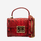 The Queen Red Snake Leather Handbag