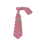 Mens Satin Tie Hankie set Stacy Adams Shadow Stripe Fashion Formal St38 Pink