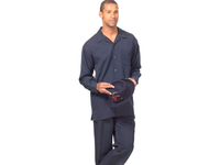 Men MONTIQUE 2pc Set Walking Leisure suit Long Sleeve Set 1641 Navy blue