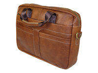 Mens Leather Hand Bag Laptop Notebook Holder Office Business Briefcase #bag1 Tan