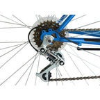 Titan Pioneer 18-Speed Steel Men's Mountain Bike, Blue White Fast Shipping