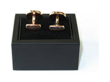 Mens Cufflinks by Vitorofolo for French Cuff Shirt V39-11 gold Plated,Stoned